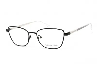 Calvin Klein Jeans Est.1978 Calvin Klein Jeans Ckj21224 Cat Eye Metal Eyeglasses In Black