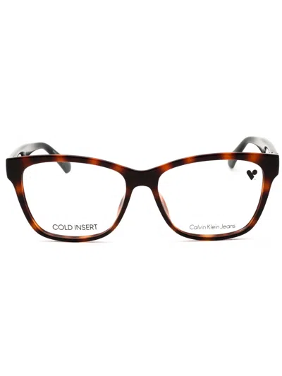 Calvin Klein Jeans Est.1978 Calvin Klein Jeans Ckj21638 Rectangular Eyeglasses For Women In Black
