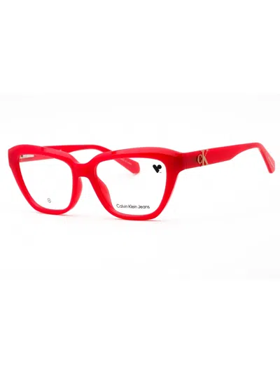 Calvin Klein Jeans Est.1978 Calvin Klein Jeans Ckj23644 Cat Eye Eyeglasses In Red