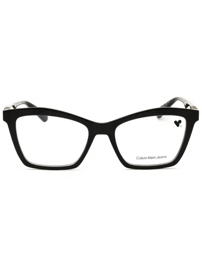 Calvin Klein Jeans Est.1978 Calvin Klein Jeans Ckj24612n Eyeglasses In Grey/clear Demo Lens