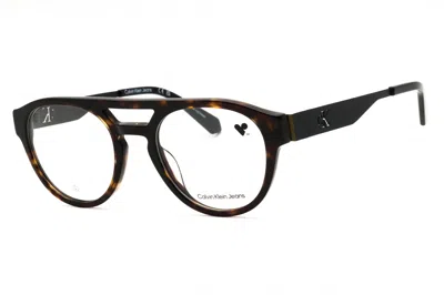 Calvin Klein Jeans Est.1978 Calvin Klein Jeans Ckj24633 Round Acetate Eyeglasses In Brown
