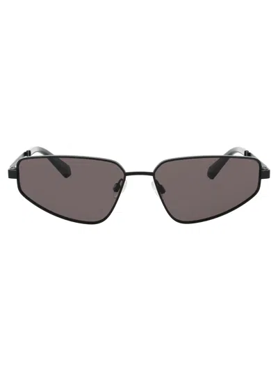 Calvin Klein Jeans Est.1978 Calvin Klein Jeans Ckj25200 S Sunglasses In Matte Light Gold - Blue Tint