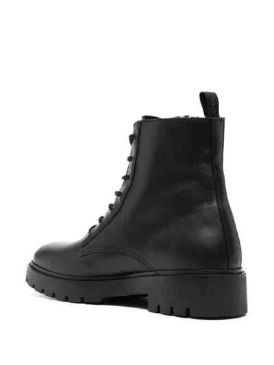Calvin Klein Jeans Est.1978 Calvin Klein Jeans Combat Mid Laceup Boot Zip In Black