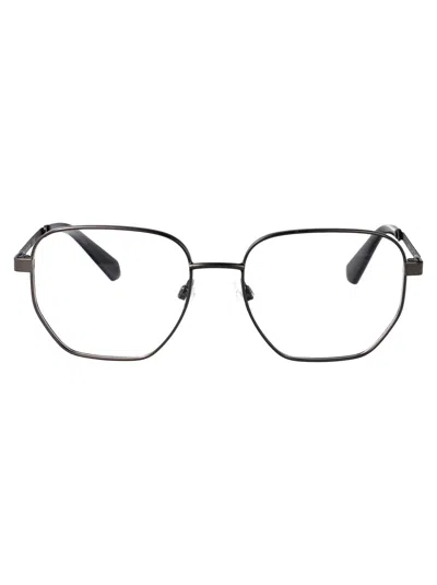 CALVIN KLEIN JEANS EST.1978 CALVIN KLEIN JEANS DARK RUTHENIUM METAL GLASSES