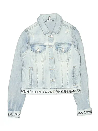 Pre-owned Calvin Klein Jeans Est.1978 Kids' Calvin Klein Jeans Denim Jacket In Blue