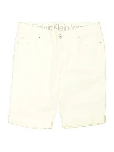 Pre-owned Calvin Klein Jeans Est.1978 Calvin Klein Jeans Denim Shorts In White