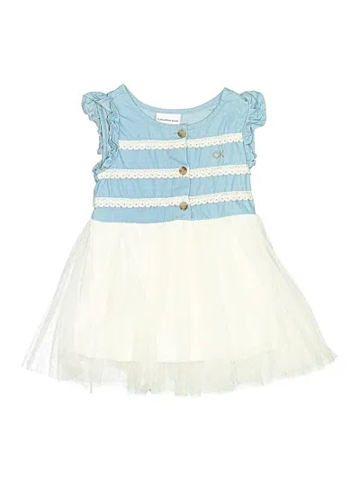 Pre-owned Calvin Klein Jeans Est.1978 Kids' Calvin Klein Jeans Dress In Blue