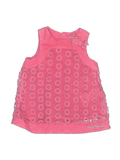 Pre-owned Calvin Klein Jeans Est.1978 Babies' Calvin Klein Jeans Dress In Pink