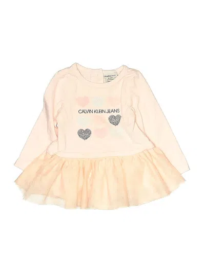 Pre-owned Calvin Klein Jeans Est.1978 Babies' Calvin Klein Jeans Dress In Pink