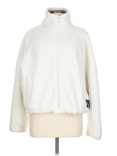 Pre-owned Calvin Klein Jeans Est.1978 Calvin Klein Jeans Faux Fur Jacket In White