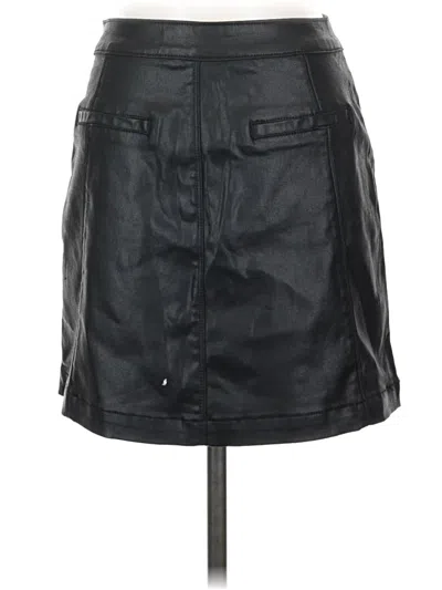 Pre-owned Calvin Klein Jeans Est.1978 Calvin Klein Jeans Faux Leather Skirt In Black