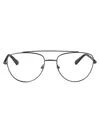 Calvin Klein Jeans Est.1978 Calvin Klein Jeans Matte Black Metal Glasses In Black