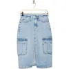 Calvin Klein Jeans Est.1978 Calvin Klein Jeans High Waist Cargo Midi Skirt In Parade
