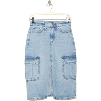 Calvin Klein Jeans Est.1978 Calvin Klein Jeans High Waist Cargo Midi Skirt In Parade