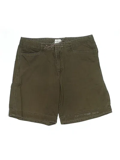 Pre-owned Calvin Klein Jeans Est.1978 Calvin Klein Jeans Khaki Shorts In Brown