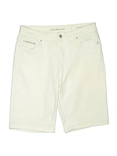 Pre-owned Calvin Klein Jeans Est.1978 Calvin Klein Jeans Khaki Shorts In Ivory
