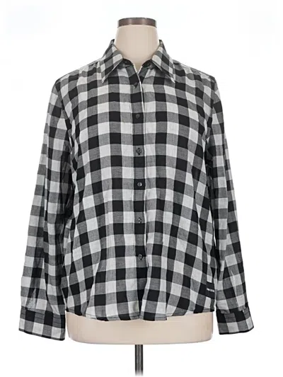 Pre-owned Calvin Klein Jeans Est.1978 Calvin Klein Jeans Long Sleeve Blouse In Black