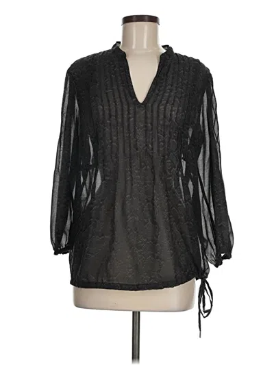 Pre-owned Calvin Klein Jeans Est.1978 Calvin Klein Jeans Long Sleeve Blouse In Black