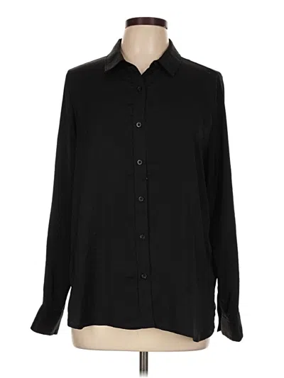 Pre-owned Calvin Klein Jeans Est.1978 Calvin Klein Jeans Long Sleeve Blouse In Black