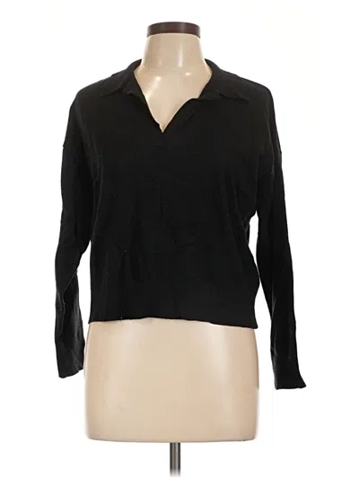 Pre-owned Calvin Klein Jeans Est.1978 Calvin Klein Jeans Long Sleeve Blouse In Black
