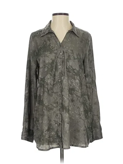 Pre-owned Calvin Klein Jeans Est.1978 Calvin Klein Jeans Long Sleeve Blouse In Gray