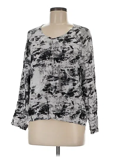 Pre-owned Calvin Klein Jeans Est.1978 Calvin Klein Jeans Long Sleeve Blouse In Gray