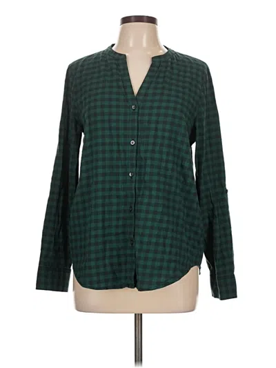 Pre-owned Calvin Klein Jeans Est.1978 Calvin Klein Jeans Long Sleeve Blouse In Green