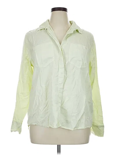 Pre-owned Calvin Klein Jeans Est.1978 Calvin Klein Jeans Long Sleeve Blouse In Green