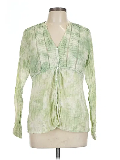 Pre-owned Calvin Klein Jeans Est.1978 Calvin Klein Jeans Long Sleeve Blouse In Green
