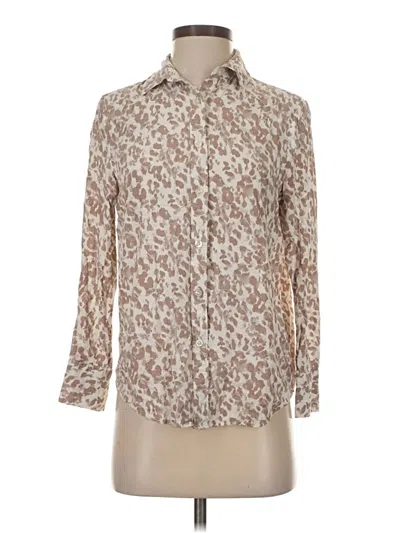 Pre-owned Calvin Klein Jeans Est.1978 Calvin Klein Jeans Long Sleeve Blouse In Ivory