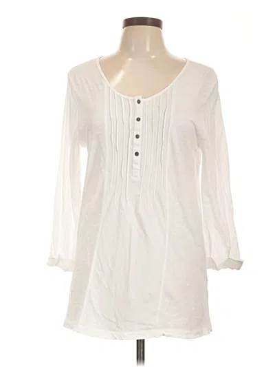 Pre-owned Calvin Klein Jeans Est.1978 Calvin Klein Jeans Long Sleeve Blouse In Ivory