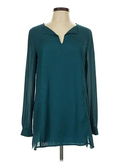 Pre-owned Calvin Klein Jeans Est.1978 Calvin Klein Jeans Long Sleeve Blouse In Teal