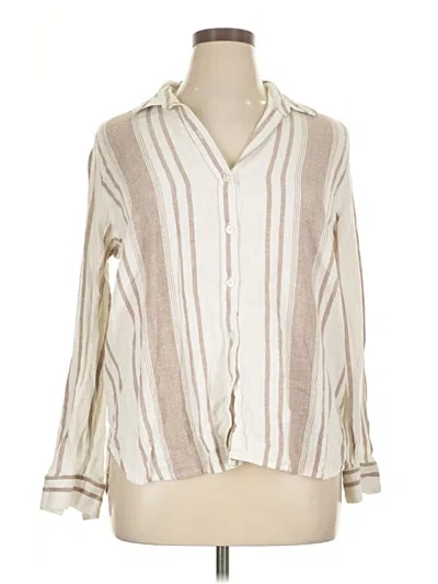 Pre-owned Calvin Klein Jeans Est.1978 Calvin Klein Jeans Long Sleeve Blouse In White