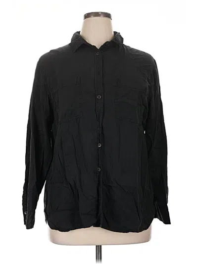 Pre-owned Calvin Klein Jeans Est.1978 Calvin Klein Jeans Long Sleeve Button Down Shirt In Black