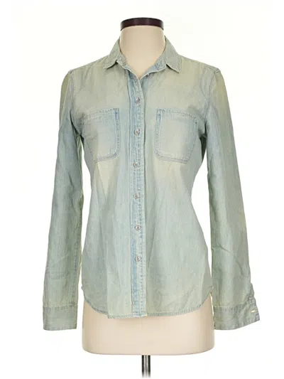 Pre-owned Calvin Klein Jeans Est.1978 Calvin Klein Jeans Long Sleeve Button Down Shirt In Blue