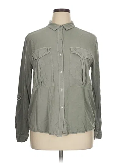 Pre-owned Calvin Klein Jeans Est.1978 Calvin Klein Jeans Long Sleeve Button Down Shirt In Gray
