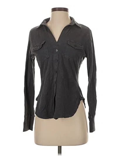 Pre-owned Calvin Klein Jeans Est.1978 Calvin Klein Jeans Long Sleeve Button Down Shirt In Gray