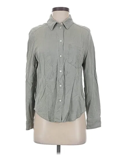 Pre-owned Calvin Klein Jeans Est.1978 Calvin Klein Jeans Long Sleeve Button Down Shirt In Gray
