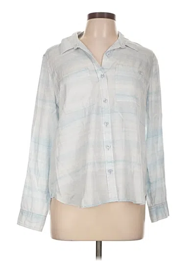Pre-owned Calvin Klein Jeans Est.1978 Calvin Klein Jeans Long Sleeve Button Down Shirt In Gray