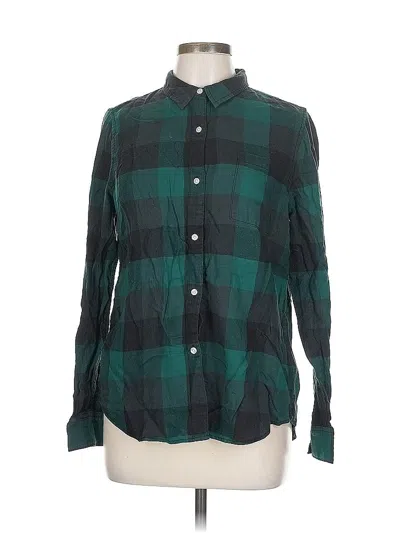 Pre-owned Calvin Klein Jeans Est.1978 Calvin Klein Jeans Long Sleeve Button Down Shirt In Green