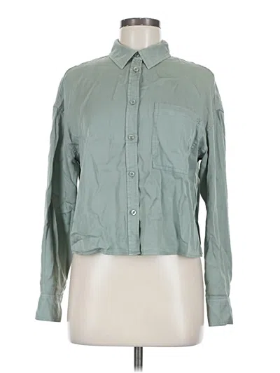 Pre-owned Calvin Klein Jeans Est.1978 Calvin Klein Jeans Long Sleeve Button Down Shirt In Green