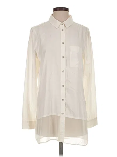 Pre-owned Calvin Klein Jeans Est.1978 Calvin Klein Jeans Long Sleeve Button Down Shirt In Ivory