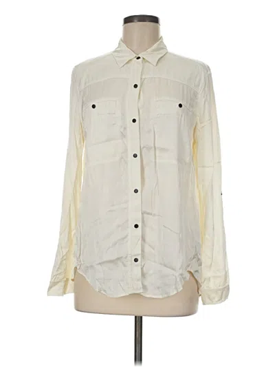 Pre-owned Calvin Klein Jeans Est.1978 Calvin Klein Jeans Long Sleeve Button Down Shirt In Ivory
