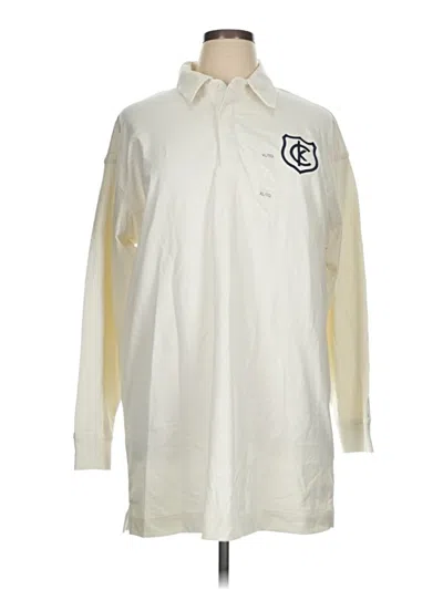 Calvin Klein Jeans Est.1978 Calvin Klein Jeans Long Sleeve Button Down Shirt In Ivory