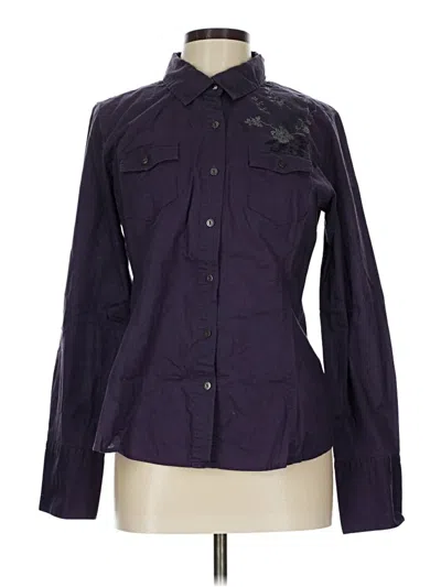 Pre-owned Calvin Klein Jeans Est.1978 Calvin Klein Jeans Long Sleeve Button Down Shirt In Purple