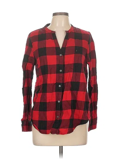 Pre-owned Calvin Klein Jeans Est.1978 Calvin Klein Jeans Long Sleeve Button Down Shirt In Red