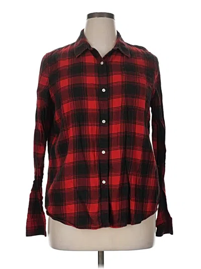 Pre-owned Calvin Klein Jeans Est.1978 Calvin Klein Jeans Long Sleeve Button Down Shirt In Red