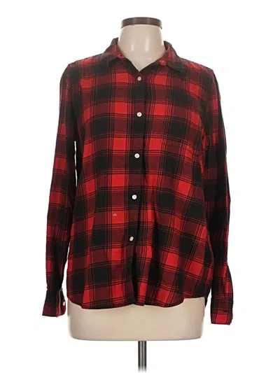 Pre-owned Calvin Klein Jeans Est.1978 Calvin Klein Jeans Long Sleeve Button Down Shirt In Red