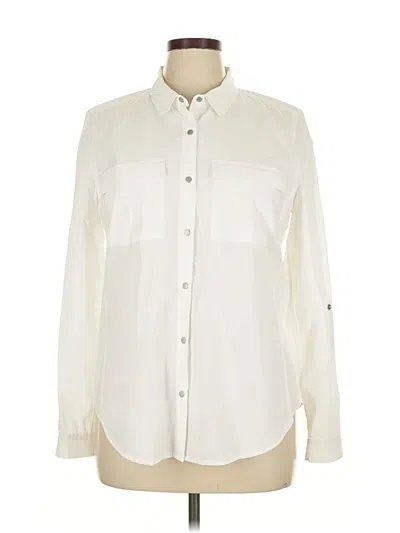 Pre-owned Calvin Klein Jeans Est.1978 Calvin Klein Jeans Long Sleeve Button Down Shirt In White