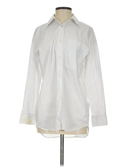 Pre-owned Calvin Klein Jeans Est.1978 Calvin Klein Jeans Long Sleeve Button Down Shirt In White